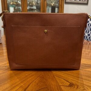 Brown Leather crossbody Bag